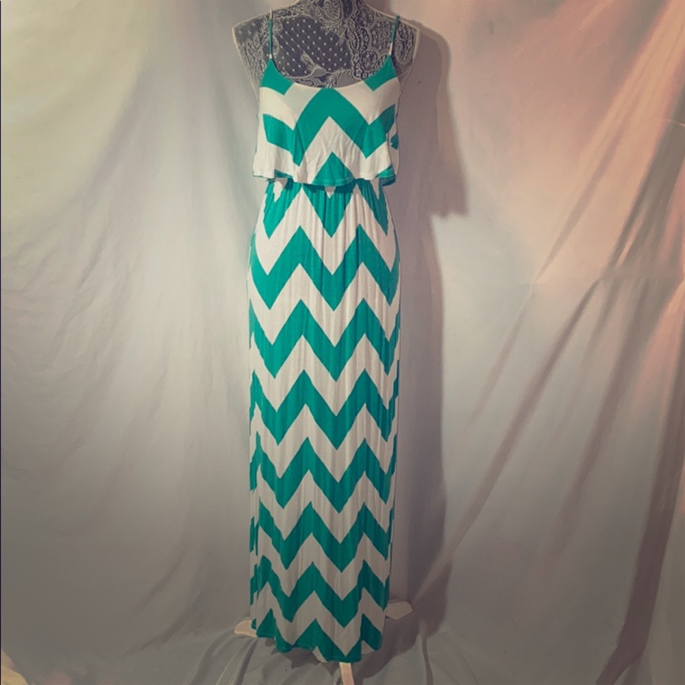 Mint ad white Dress. ***SOLD***